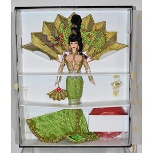 FANTASY GODDESS OF ASIA Barbie Doll 1998 NIB Bob Mackie Sketch 1998 Ltd Edition